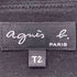 アニエスベー agnes b. ロゴプリント コットン 長袖 Tシャツ Cool レディース T2