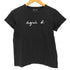 アニエスベー agnes b. ロゴプリント コットン 半袖 Tシャツ レディース 2