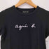 アニエスベー agnes b. ロゴプリント コットン 半袖 Tシャツ レディース 2