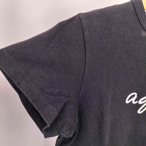 アニエスベー agnes b. ロゴプリント コットン 半袖 Tシャツ レディース 2
