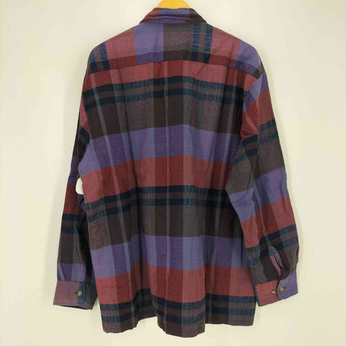 90S BLACKPACKER アクリル チェック L/S シャツ メンズ import:XL