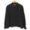 ソフネット SOPHNET. 26SS DRAPE ZIP-UP SHIRT ドレープ ジップアップ L/S ブラック シャツ ダブルジップ メンズ JPN:3