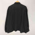ソフネット SOPHNET. 26SS DRAPE ZIP-UP SHIRT ドレープ ジップアップ L/S ブラック シャツ ダブルジップ メンズ JPN:3