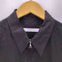 ソフネット SOPHNET. 26SS DRAPE ZIP-UP SHIRT ドレープ ジップアップ L/S ブラック シャツ ダブルジップ メンズ JPN:3