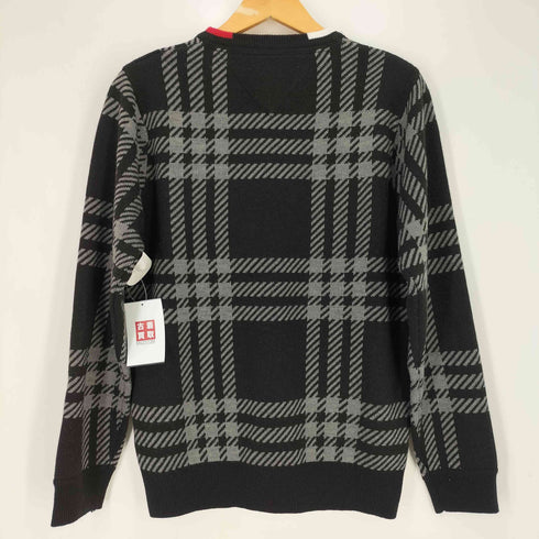 トミーヒルフィガーゴルフ TOMMY HILFIGER GOLF フロントロゴ アクリル ナイロン ニット メンズ import:M