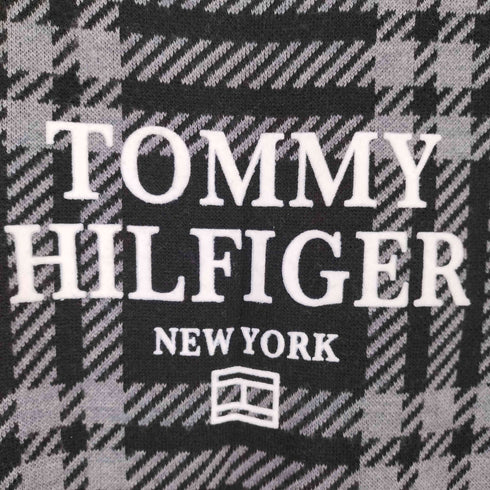トミーヒルフィガーゴルフ TOMMY HILFIGER GOLF フロントロゴ アクリル ナイロン ニット メンズ import:M