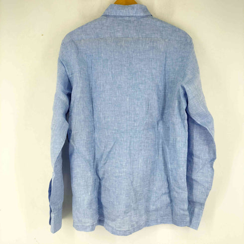 フェアファクス FAIRFAX ALBIN リネン100% L/S プルオーバー シャツ メンズ import:L
