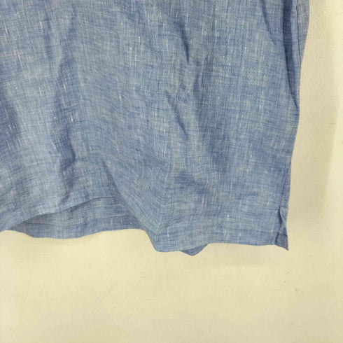 フェアファクス FAIRFAX ALBIN リネン100% L/S プルオーバー シャツ メンズ import:L