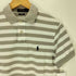ポロラルフローレン POLO RALPH LAUREN CUSTOM FIT スモールポニー刺繍 ボーダー 鹿の子 ポロシャツ メンズ import:S