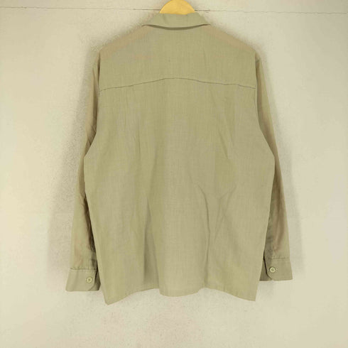Perval ペルヴァル 60-70S MADE IN ITALY レーヨン混 長袖 キューバシャツ メンズ 4