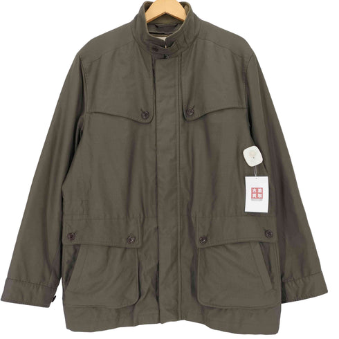 ザスコッチハウス The Scotch House ハイネック パテッド ピーチスキン ハーフコート メンズ LL