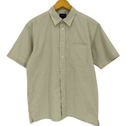 ビームス BEAMS COOLMAX(R) サッカー ミニレギュラーシャツ メンズ JPN:M