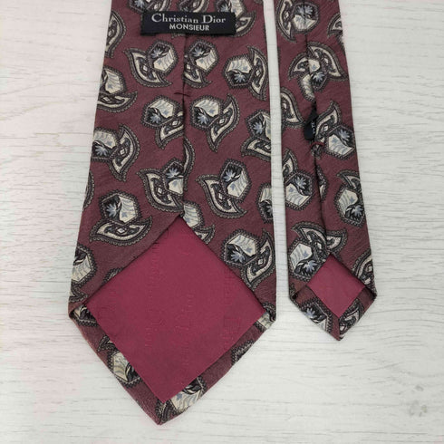 クリスチャンディオール Christian Dior 総柄 ネクタイ メンズ