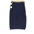 マディソンブルー MADISONBLUE KNIT SIDE SLIT SKIRT ロゴ刺繍 サイドスリット ミディ丈 ニット スカート レディース JPN:S