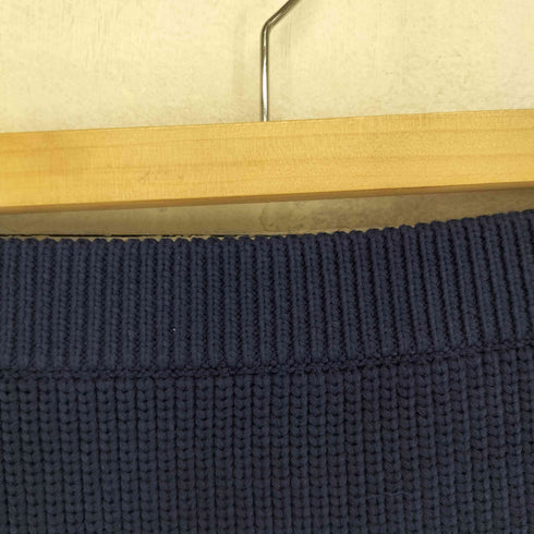 マディソンブルー MADISONBLUE KNIT SIDE SLIT SKIRT ロゴ刺繍 サイドスリット ミディ丈 ニット スカート レディース JPN:S