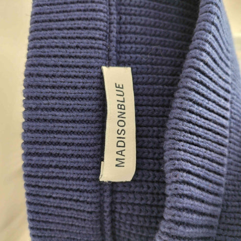 マディソンブルー MADISONBLUE KNIT SIDE SLIT SKIRT ロゴ刺繍 サイドスリット ミディ丈 ニット スカート レディース JPN:S