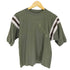 マディソンブルー MADISONBLUE BI-COLOR LINE TEE フロッキープリント カットソー レディース 00