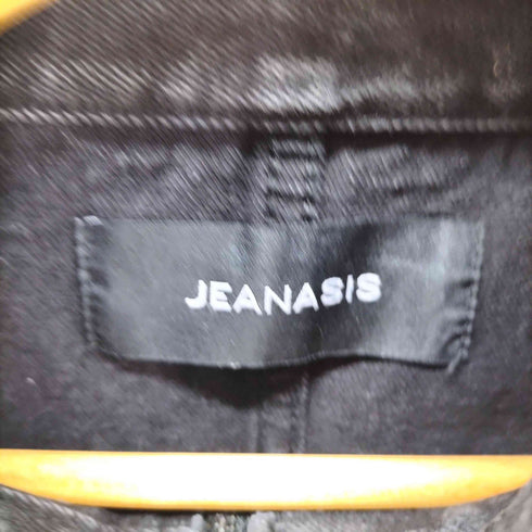 ジーナシス JEANASIS デニムブルゾン ジップアップジャケット ボンバージャケット レディース FREE