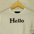 マディソンブルー MADISONBLUE HELLO CREW NECK TEE ハロー クルーネック Tシャツ レディース JPN:S