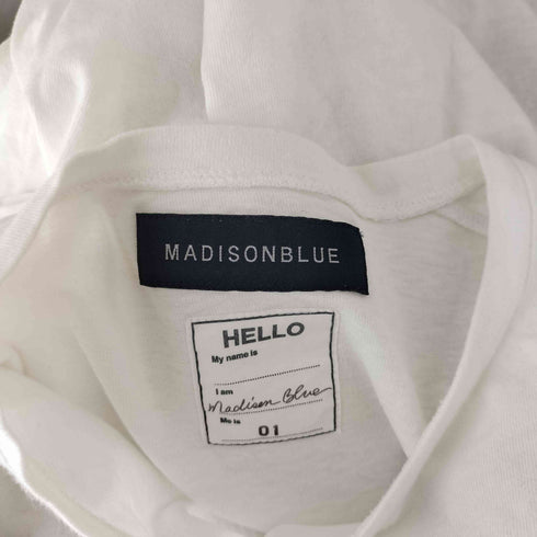 マディソンブルー MADISONBLUE HELLO CREW NECK TEE ハロー クルーネック Tシャツ レディース JPN:S