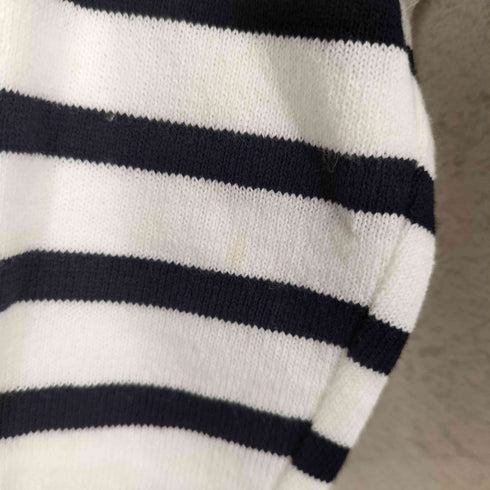 マディソンブルー MADISONBLUE ボーダープルオーバー バックロゴ プリント 長袖 Tシャツ レディース JPN:S