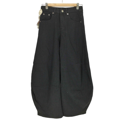 カーブシルエットデニムパンツ レディース JPN:S