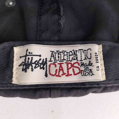 ステューシー Stussy 90s USA製 白タグ INTERNATIONAL ロゴ刺繍 キャップ メンズ