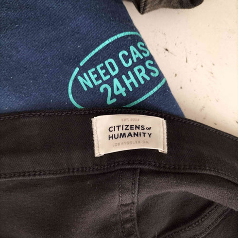 ミューズデドゥーズィエムクラス MUSE de Deuxieme Classe CITIZENS of HUMANITY EMANNUELLE Boot BLACK デニム レディース 27