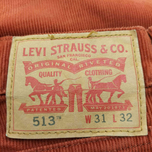 リーバイス Levis 513 コーデュロイパンツ メンズ 31X32