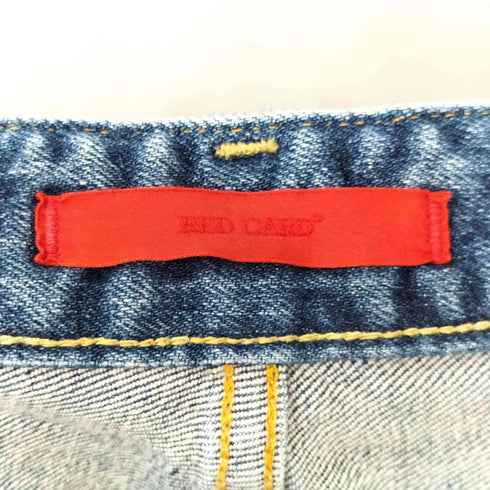 レッドカード REDCARD Rainbow 71465 クロップドワイドデニムパンツ レディース 23