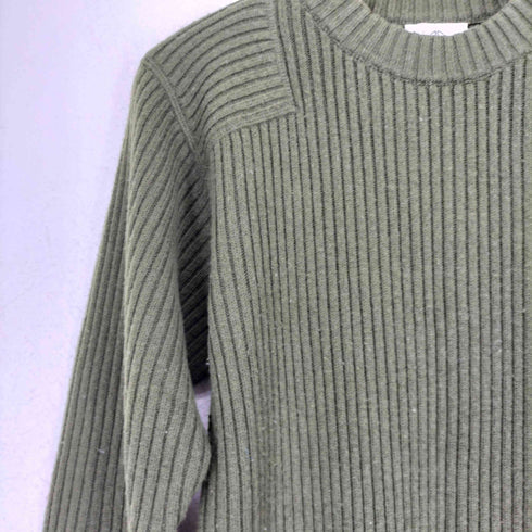 ANINE BING Wool Ribbed Knit Midi Dress リブ クルーネック ニットワンピース レディース