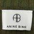 ANINE BING Wool Ribbed Knit Midi Dress リブ クルーネック ニットワンピース レディース