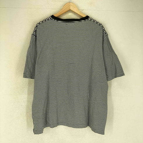 エクストララージ XLARGE ボーダー サーマル ロゴ 半袖 クルーネック Tシャツ メンズ XL