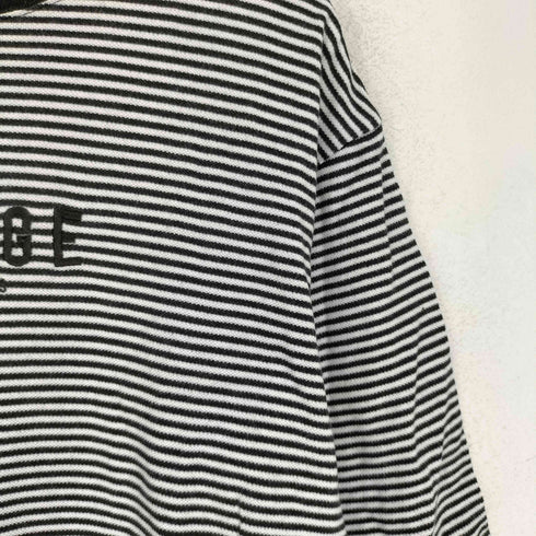 エクストララージ XLARGE ボーダー サーマル ロゴ 半袖 クルーネック Tシャツ メンズ XL