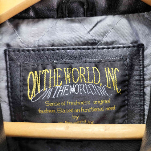 ONTHE WORLD レザー ジャケット メンズ LL