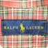 ラルフローレン RALPH LAUREN ポニー刺繍 チェック柄 ボタンダウン 長袖シャツ メンズ import:M