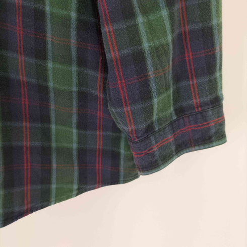 エルエルビーン L.L.Bean チェック柄 ボタンダウン フランネル 長袖シャツ メンズ XXL