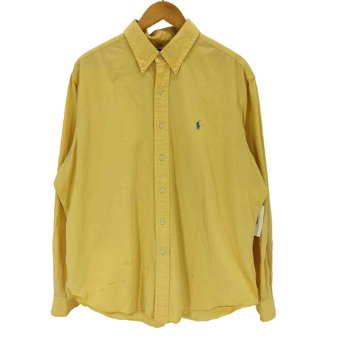 ラルフローレン RALPH LAUREN ポニー刺繍 CLASSIC FIT ボタンダウン 長袖 シャツ メンズ import:XL