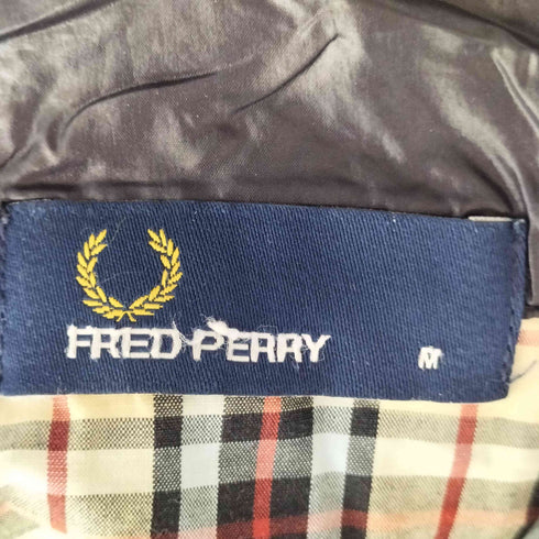 フレッドペリー FRED PERRY タータン チェック フーデッド ブルゾン メンズ import:M