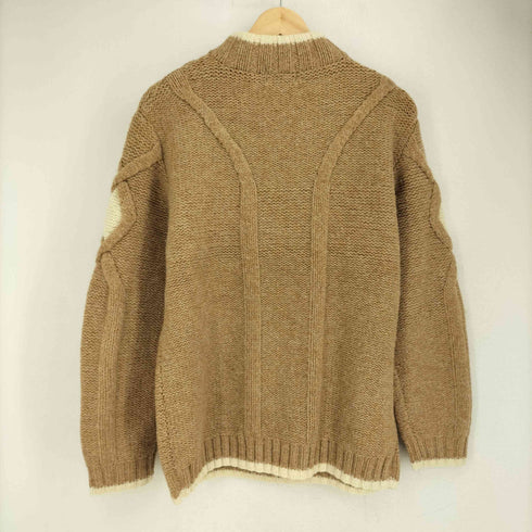 ヨウジヤマモトダーバンアール Yohji Yamamoto DURBAN A.A.R ハーフジップケーブルニット メンズ JPN:L