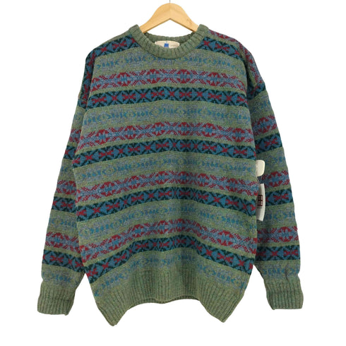 JUDANE SHETLAND Ltd 総柄 ニット メンズ EUR:46