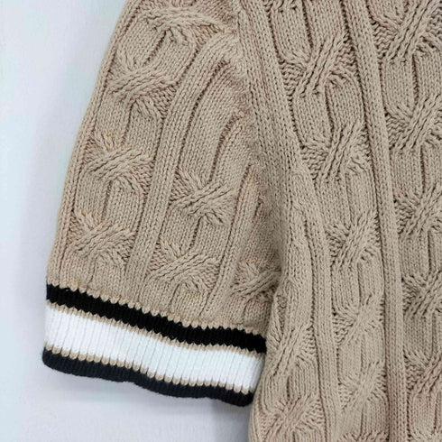 トミーヒルフィガー TOMMY HILFIGER ケーブルニットカットソー レディース import:S