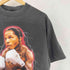 ボクサー プリント クルーネック 長袖 Tシャツ メンズ L