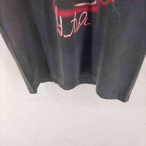 ボクサー プリント クルーネック 長袖 Tシャツ メンズ L