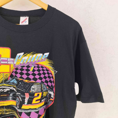 ジャージーズ JERZEES 90s USA製 レーシングプリント クルーネック 半袖Tシャツ メンズ XXL