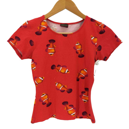 ケンゾーパリス KENZO PARIS 魚 プリント Tシャツ レディース