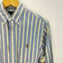 ラルフローレン RALPH LAUREN custom fit ストライプ オックスフォード ボタンダウンシャツ メンズ import:XS