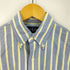ラルフローレン RALPH LAUREN custom fit ストライプ オックスフォード ボタンダウンシャツ メンズ import:XS