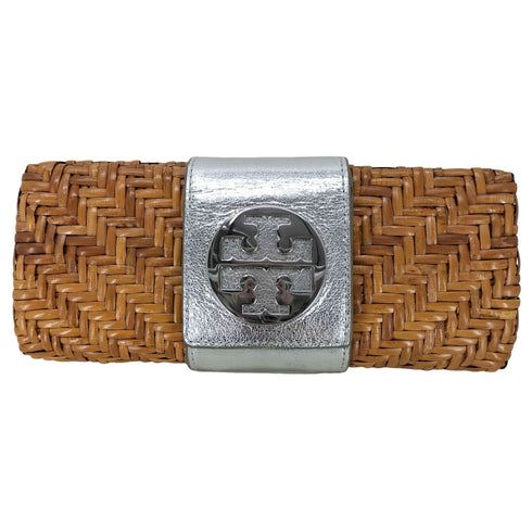 トリーバーチ TORY BURCH ラタンクラッチバッグ レディース