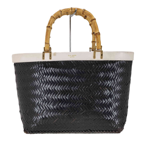 ケイトスペードニューヨーク kate spade NEW YORK バンブーハンドル付き カゴバッグ レディース